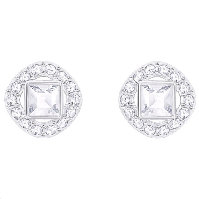 Swarovski Angelic Silver Pierced Earrings