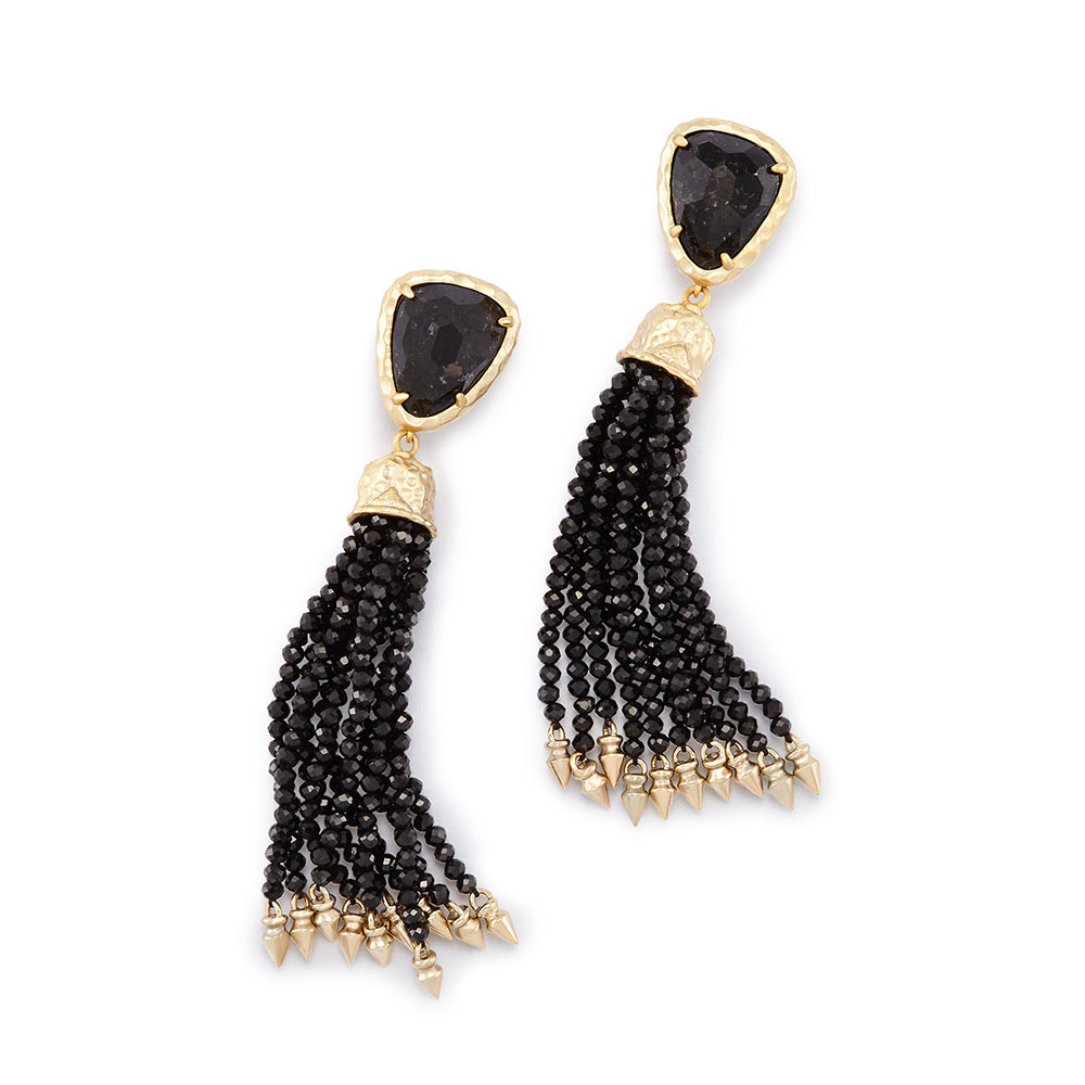Black Della Earring by Kendra Scott for 36  Rent the Runway
