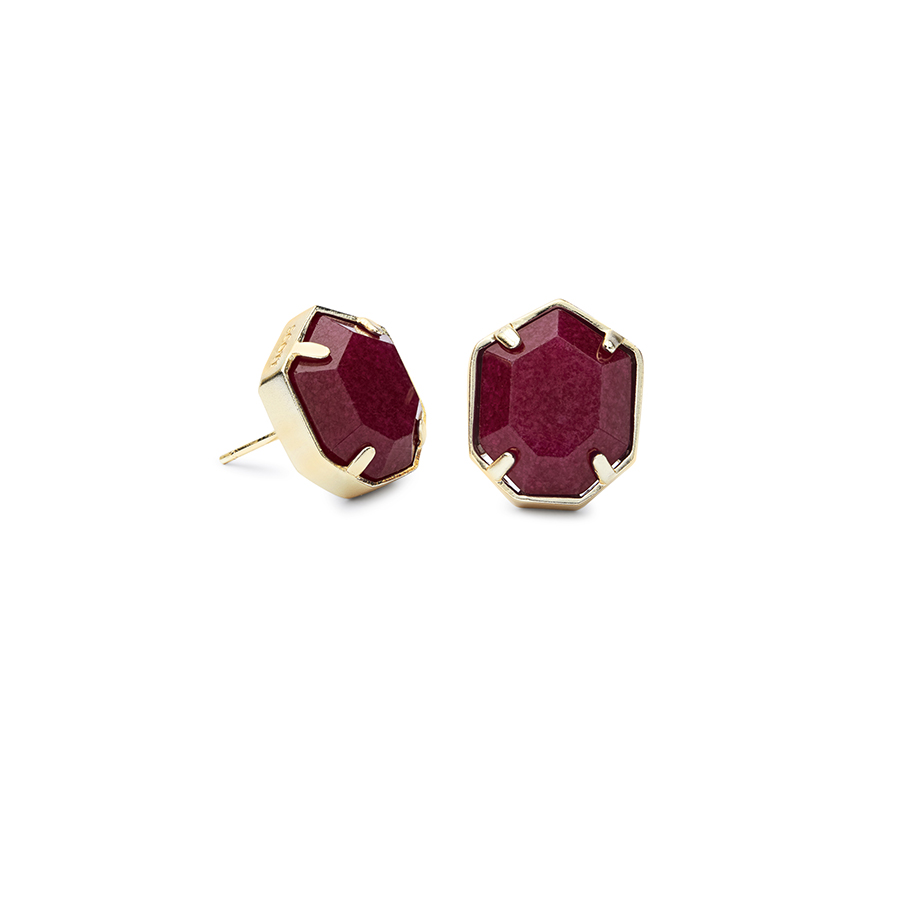 Maroon kendra scott earrings Clearance
