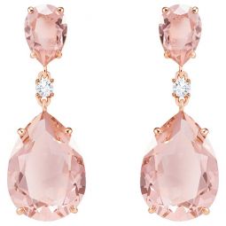 Swarovski Vintage Drop Pierced Earrings Pink Rose Gold Borsheims Swarovski Vintage Drop Pierced Earrings Pink Rose Gold
