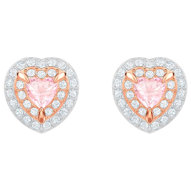 Swarovski One Rose Gold Stud Earrings Borsheims