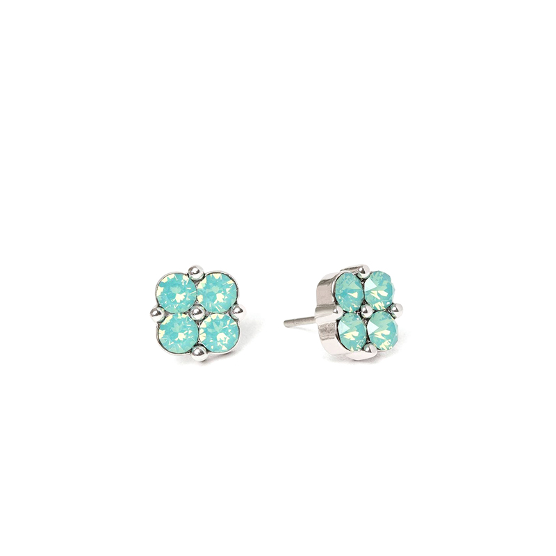 Spartina 449 Sea La Vie Sea Foam Clover Stud Earrings