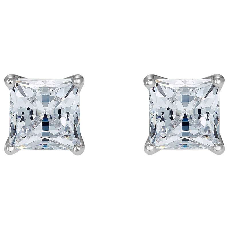 Swarovski Attract Crystal Stud Earrings, Rhodium Plated