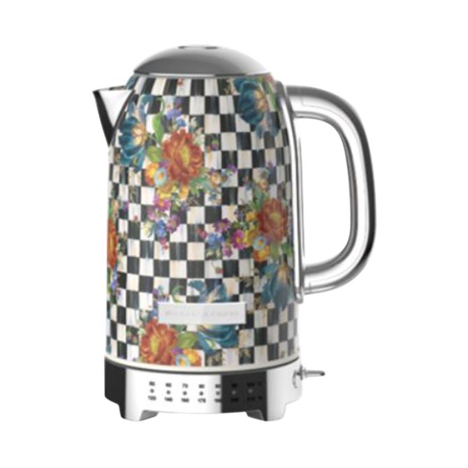 MacKenzie-Childs Courtly Flower Market Electric Kettle