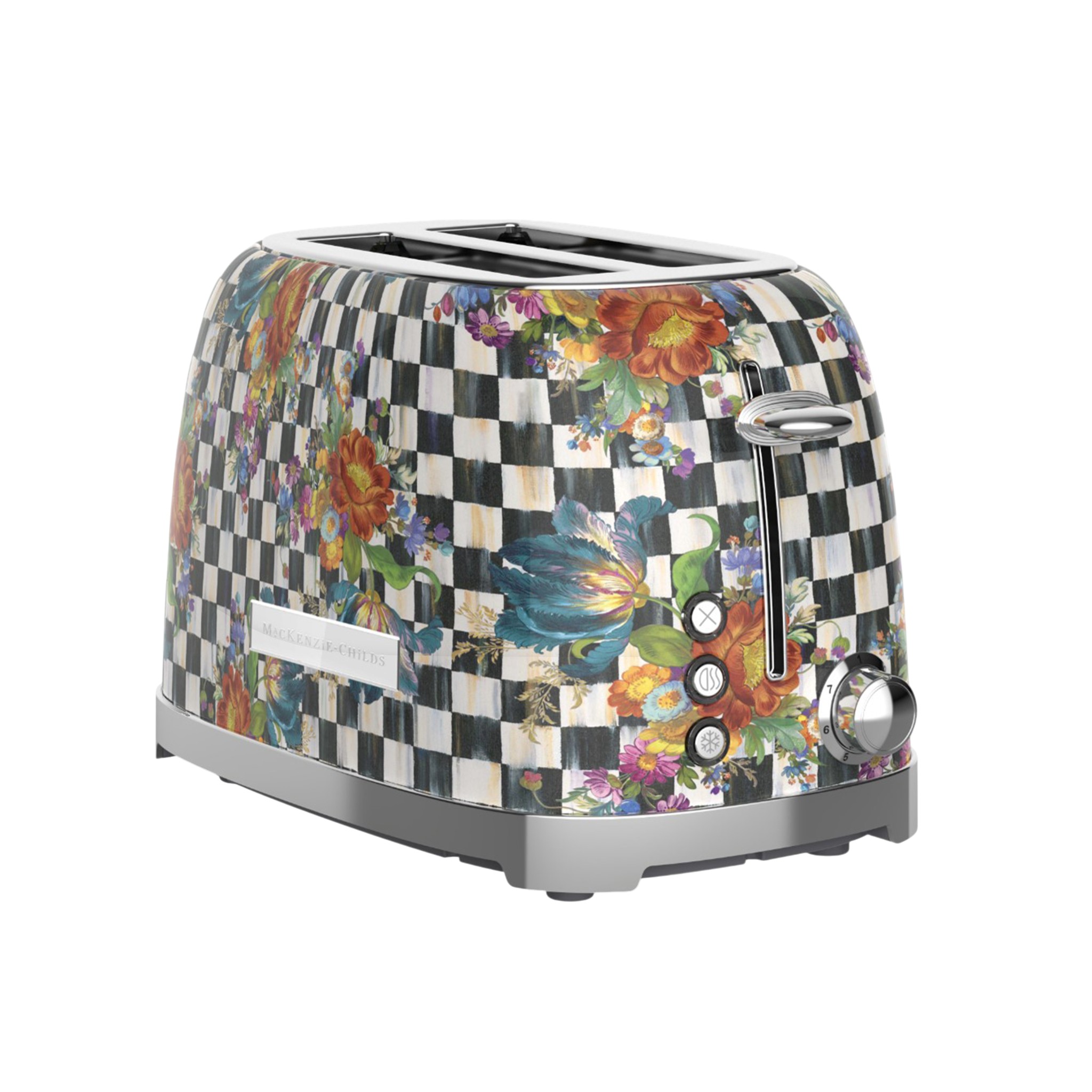 MacKenzie-Childs Courtly Flower Market 2 Slice Toaster