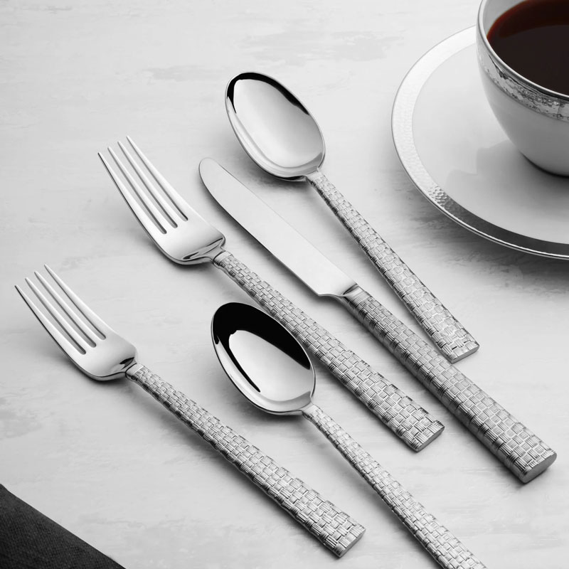 Michael Aram Palm 5 Piece Flatware Set, Silver