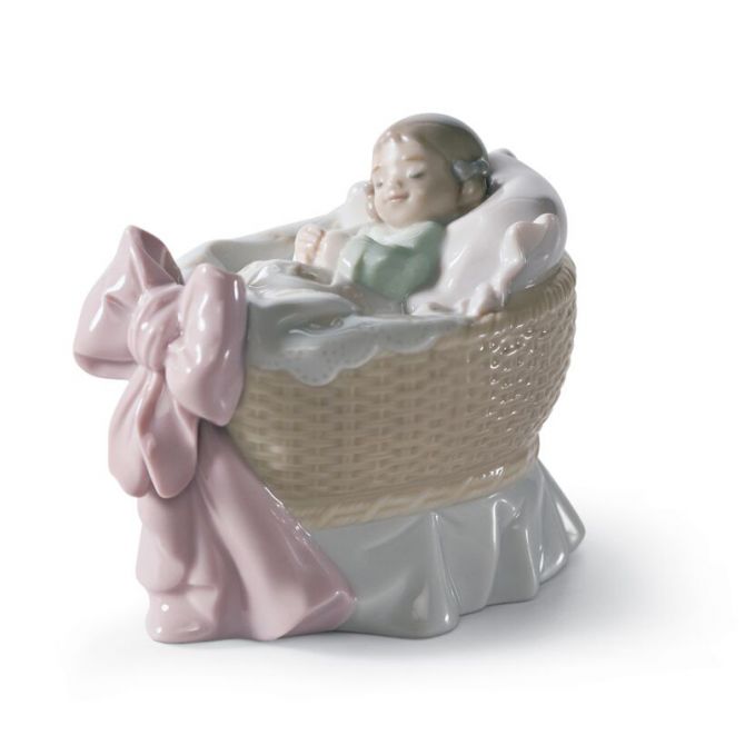 Lladro A New Treasure, Girl Figurine