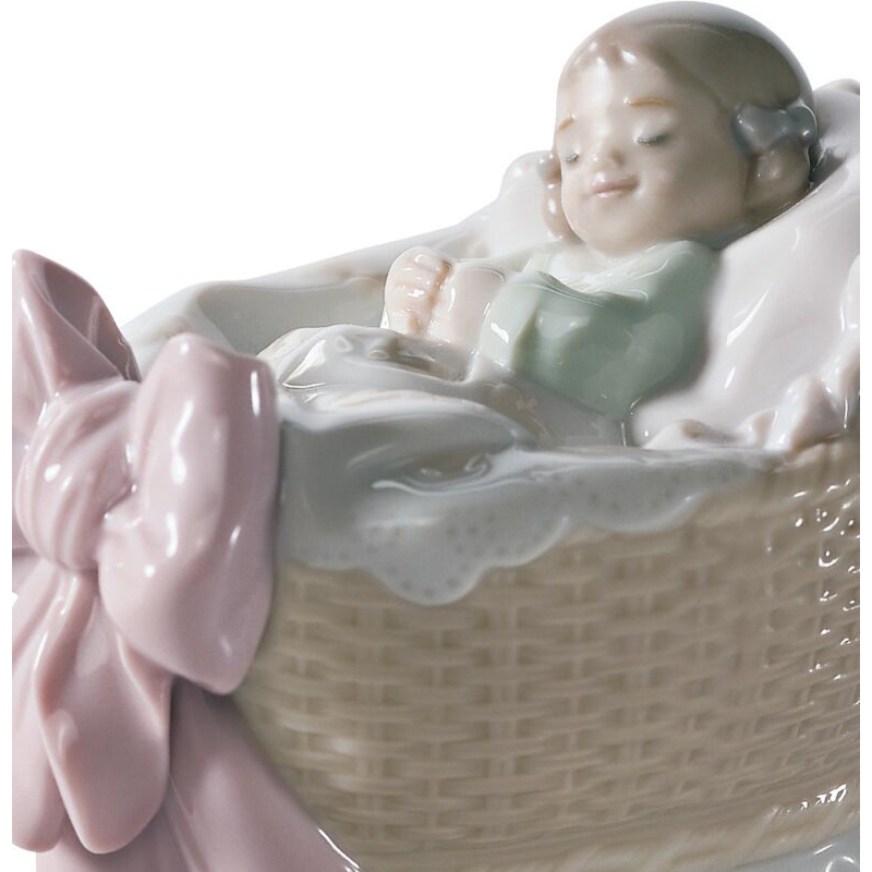 Lladro A New Treasure, Girl Figurine