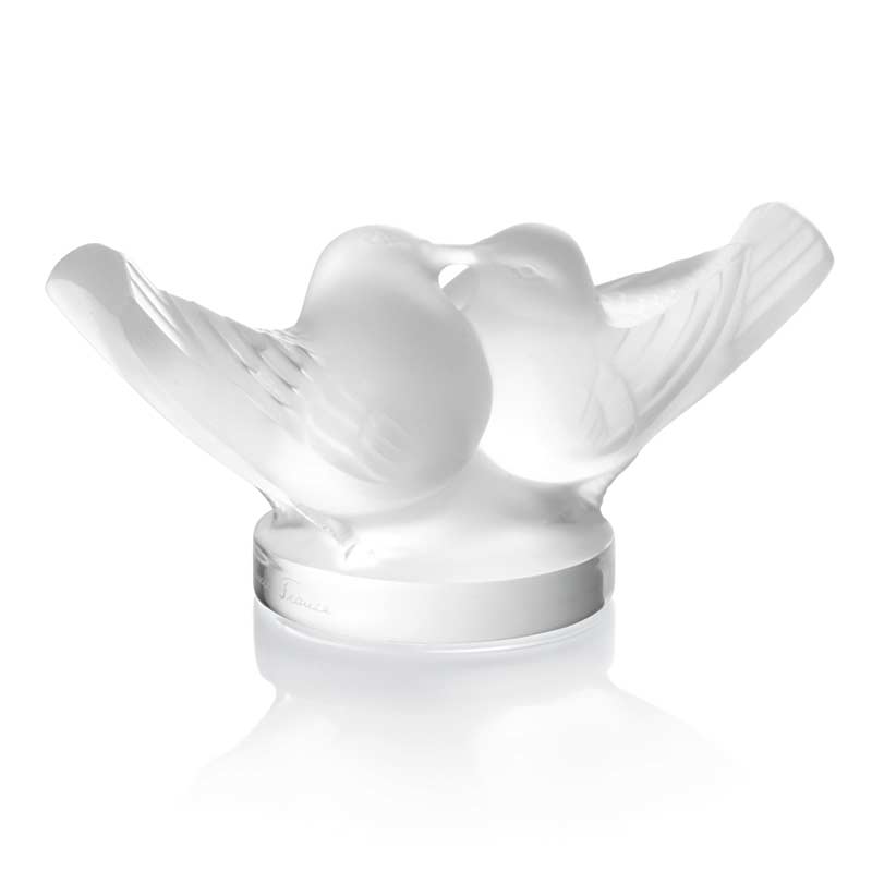 Lalique 2 Lovebirds Large Sculpture