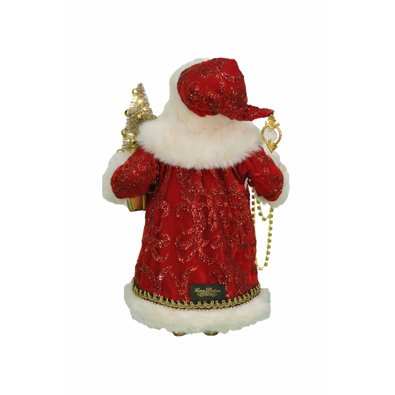 Karen Didion Lighted Traditional Elegance Santa