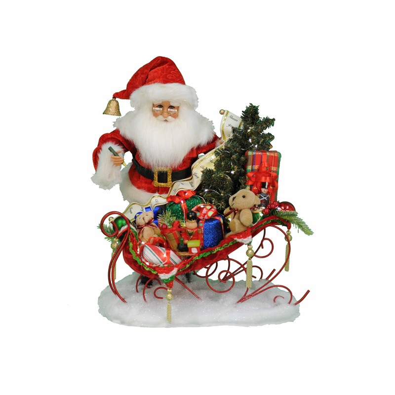 Karen Didion Lighted Christmas Delivery Sleigh