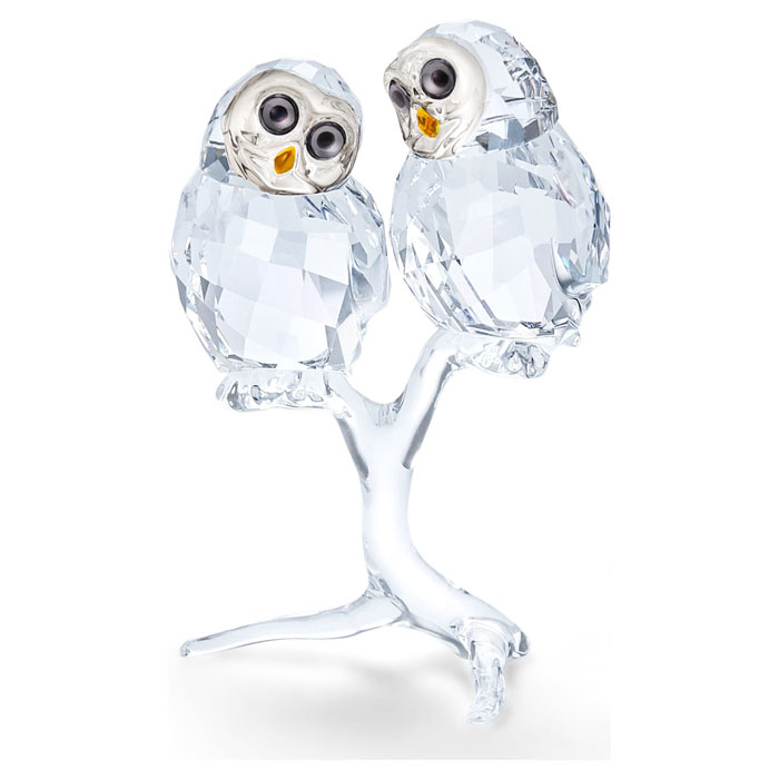 Swarovski Owl Couple Figurine