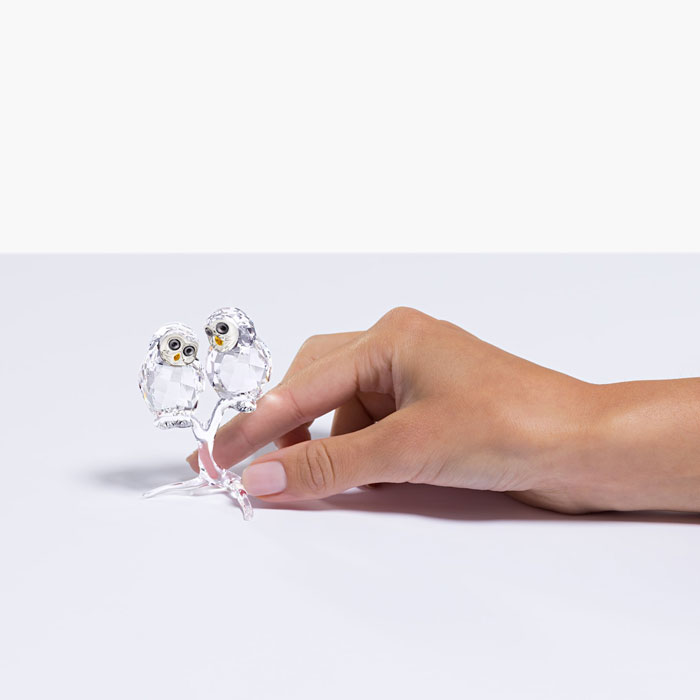 Swarovski Owl Couple Figurine