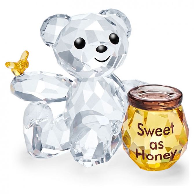 Swarovski Kris Bear, Sweet as Honey Figurine