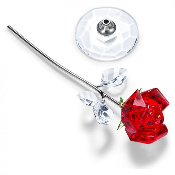 Swarovski Flower Dreams Red Rose Large Floral Figurine
