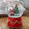 Juliska Berry and Thread Santa Musical Snow Globe