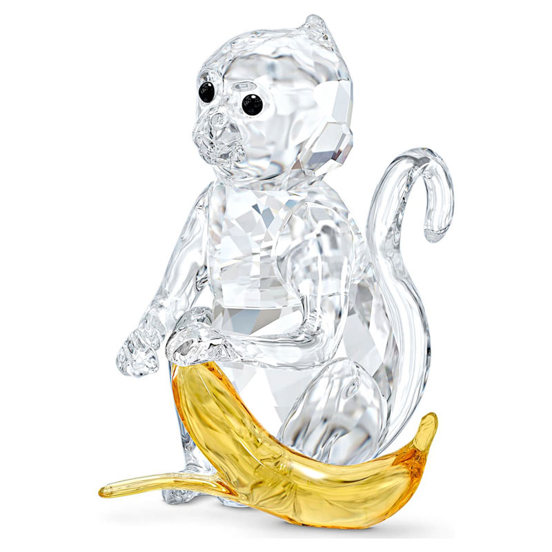 Swarovski Monkey with Banana