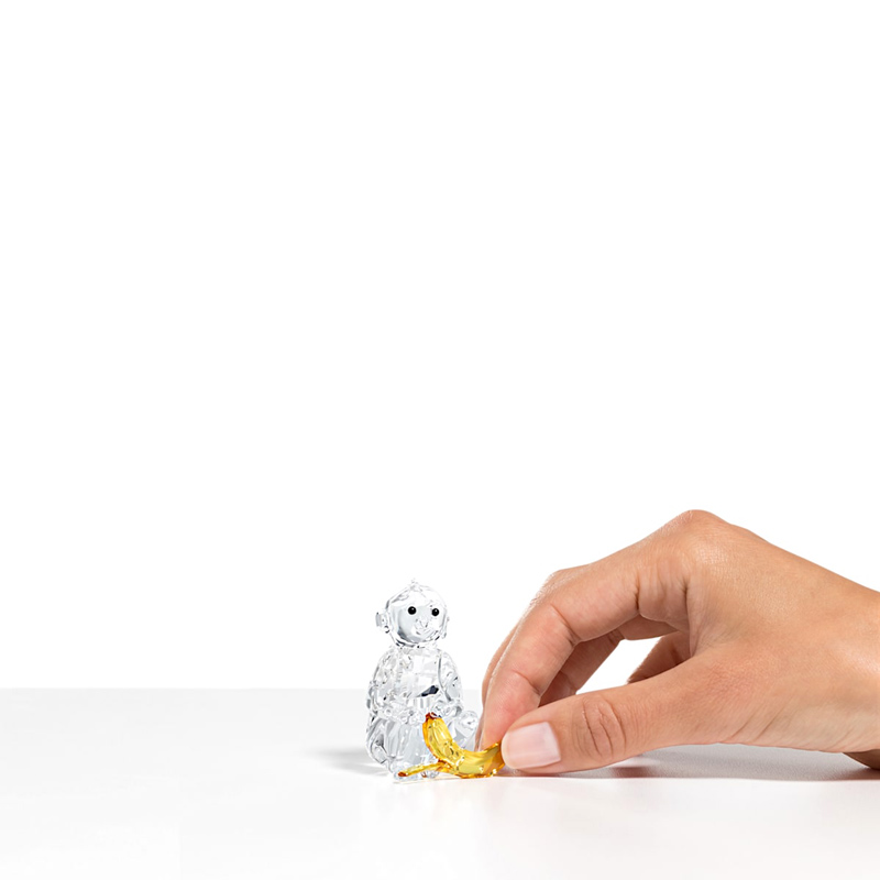 Swarovski Monkey with Banana