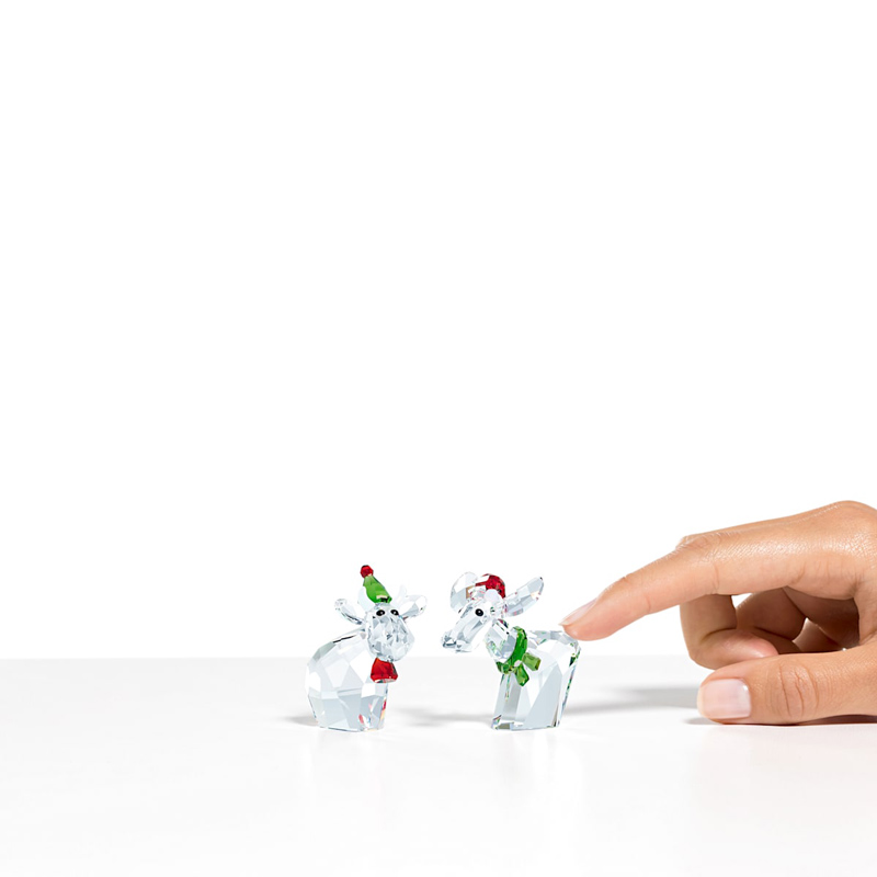 Swarovski Holiday Mo & Ricci Figurine, Annual Edition 2020
