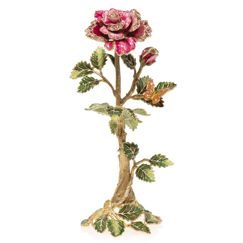 Jay Strongwater Eternity Rose Figurine