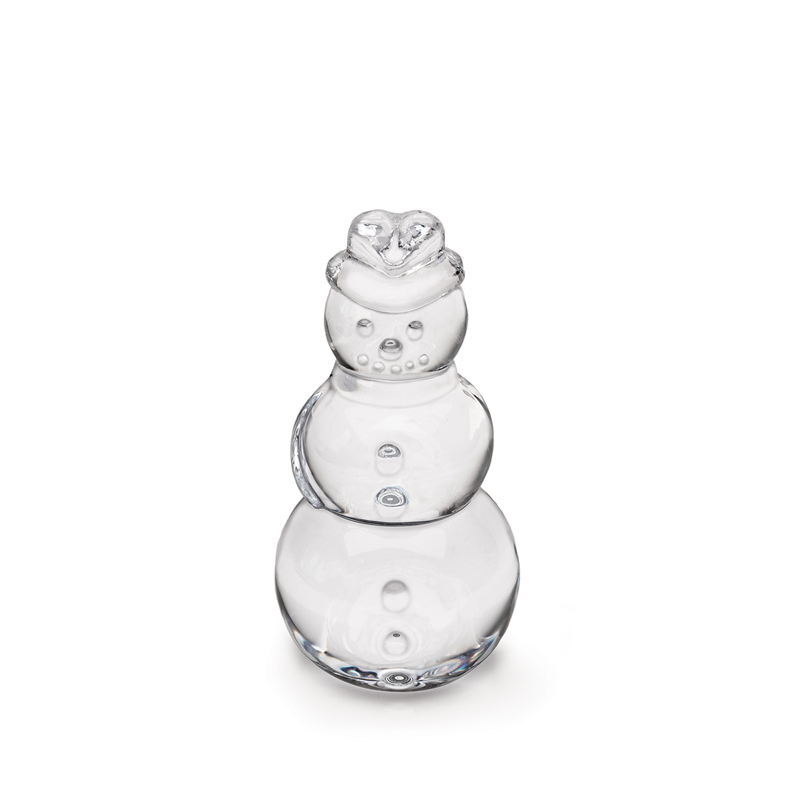 Simon Pearce Snowman Figurine, Large