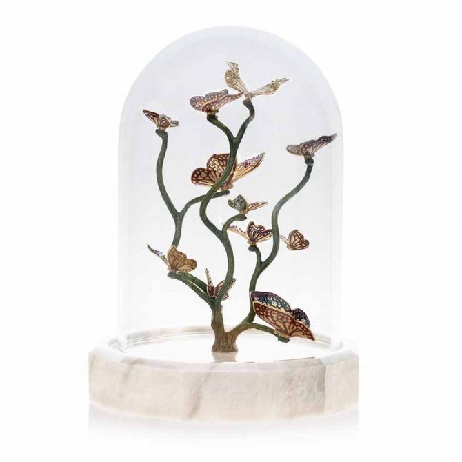 Jay Strongwater Butterfly Branch Cloche