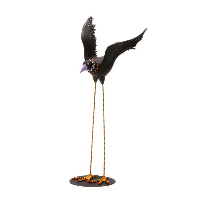 MacKenzie-Childs Patience Brewster Long Legged Crow, Medium