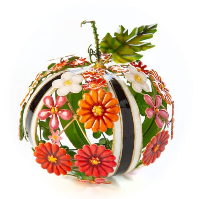 MacKenzie-Childs Floral Filigree Pumpkin