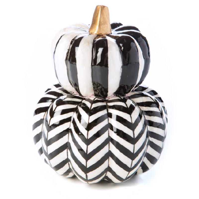 MacKenzie-Childs Courtly Stacked Pumpkins