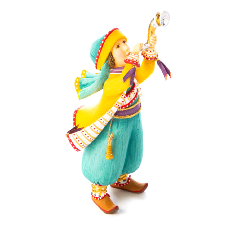 MacKenzie-Childs Patience Brewster Nativity Shofar Player Figure
