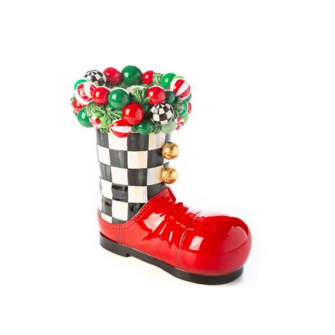 MacKenzie-Childs Jolly Santa Boot