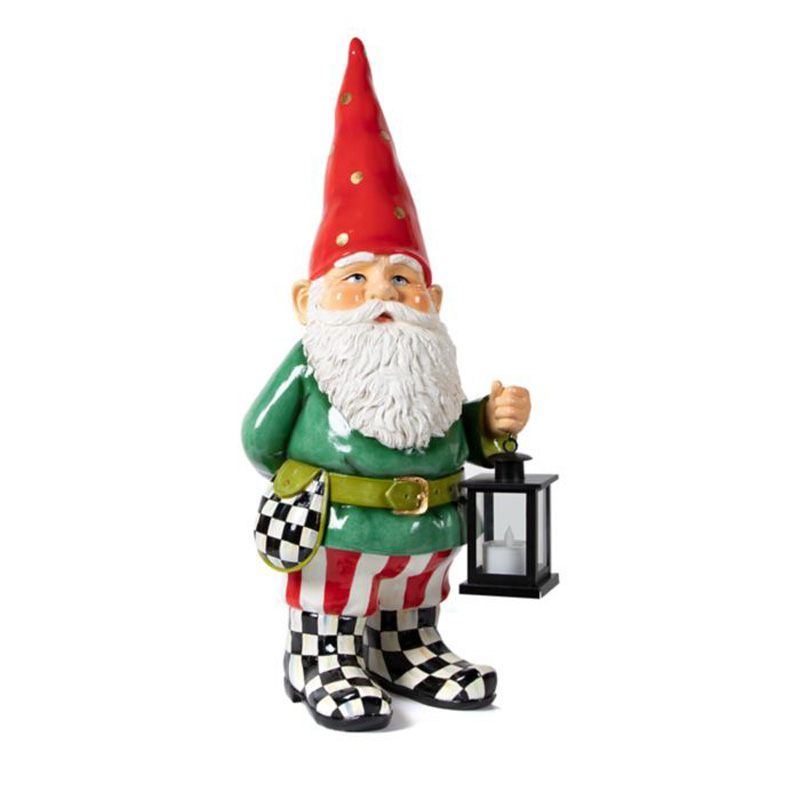 MacKenzie-Childs Woodland Gnome with Lantern | 35509-0204 | Borsheims