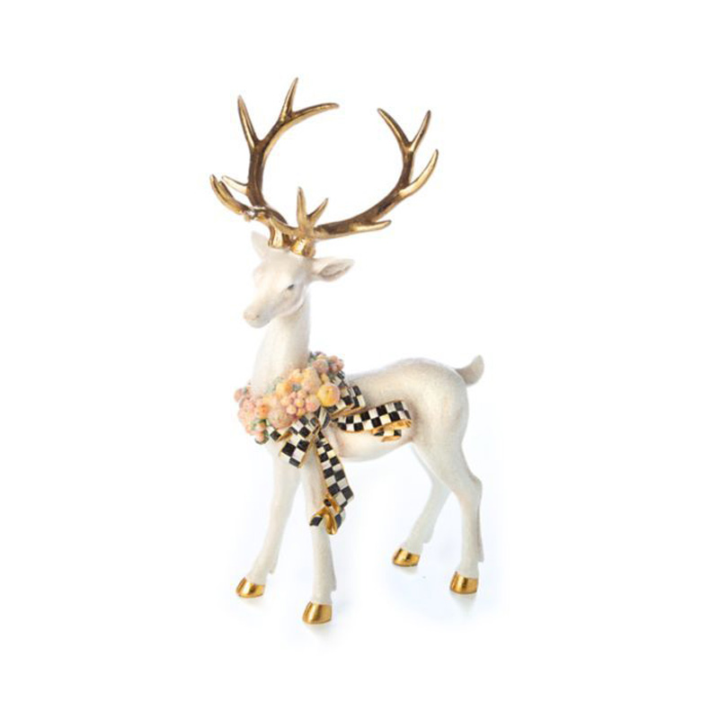 MacKenzie-Childs Della Robbia Sugared Deer, Standing