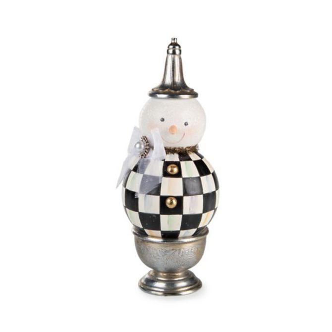 MacKenzie-Childs Vintage Silver Snowman