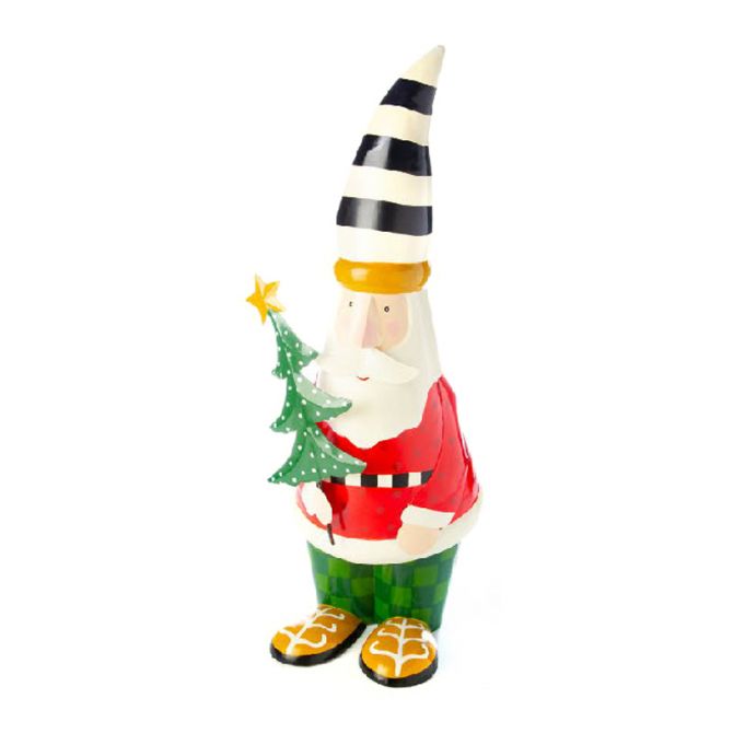 MacKenzie-Childs Woodland Gnome Tree Farm Santa