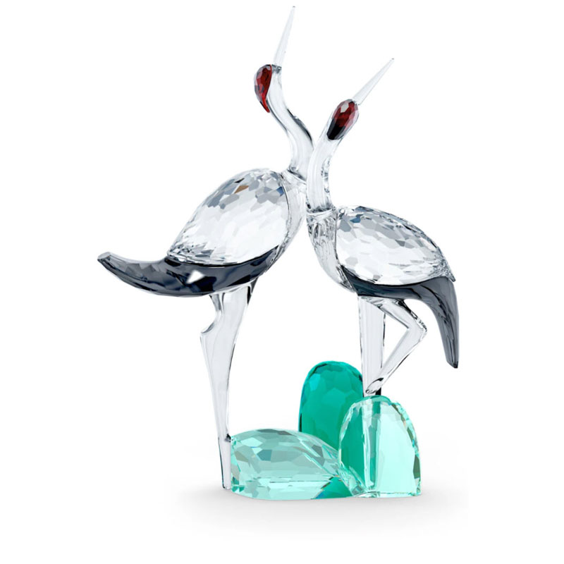 Swarovski Among Blue Mountains Singing Crane Figurine