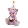 Herend Birthday Bear, Raspberry