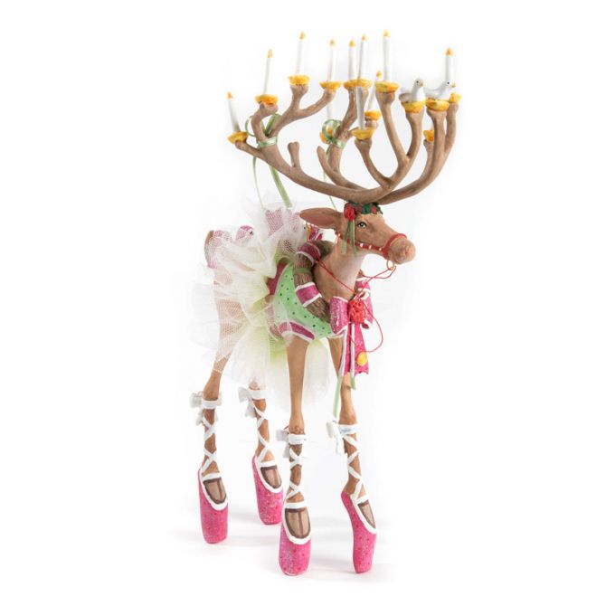 MacKenzie Childs Patience Brewster Dash Away Dancer Reindeer Figure