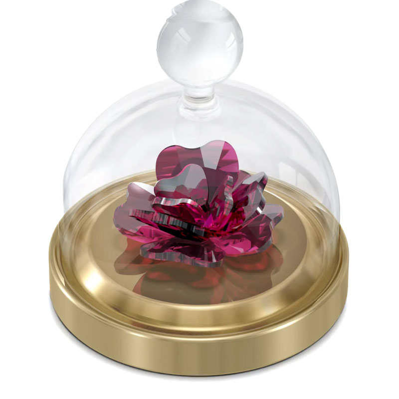 Swarovski Garden Tales Rose Bell Jar Figurine, Small