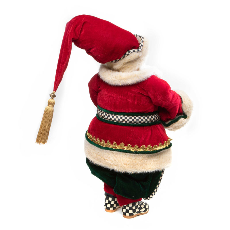 MacKenzie-Childs Christmas Magic Town Crier Santa Figure