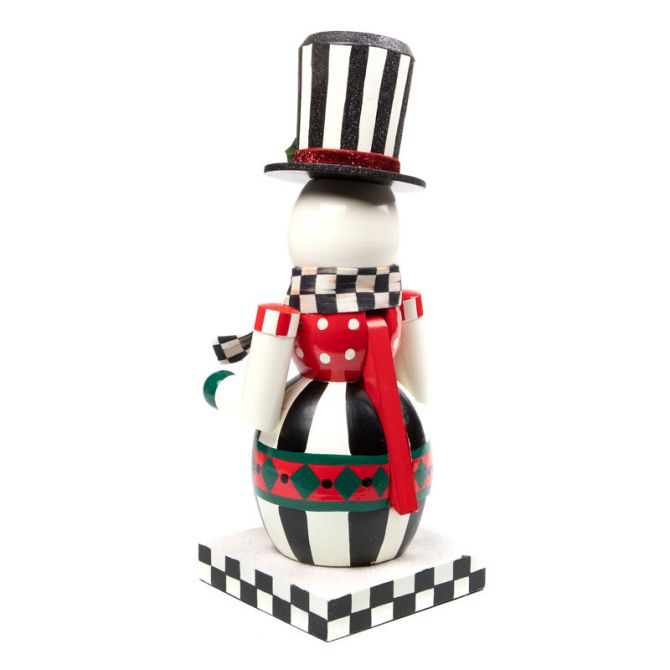 MacKenzie-Childs Top Hat Snowman Nutcracker | 35550-1222 | Borsheims