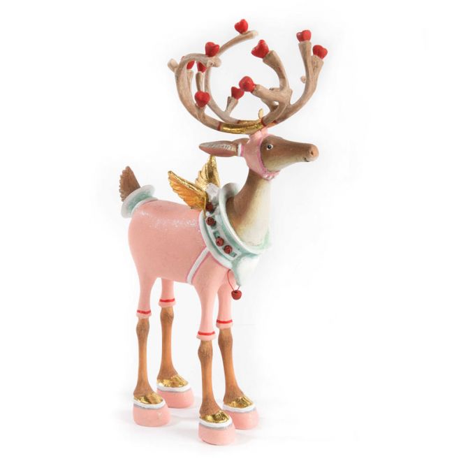 MacKenzie-Childs Patience Brewster Dash Away Cupid Reindeer Figure