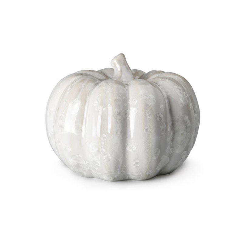 Simon Pearce Crystalline Large Pumpkin, Candent