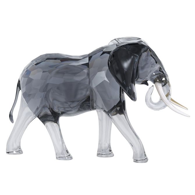 Swarovski Elegance of Africa Elephant Bull Figurine