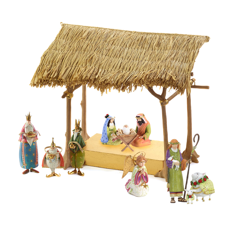 MacKenzie-Childs Patience Brewster Nativity, Set of 11