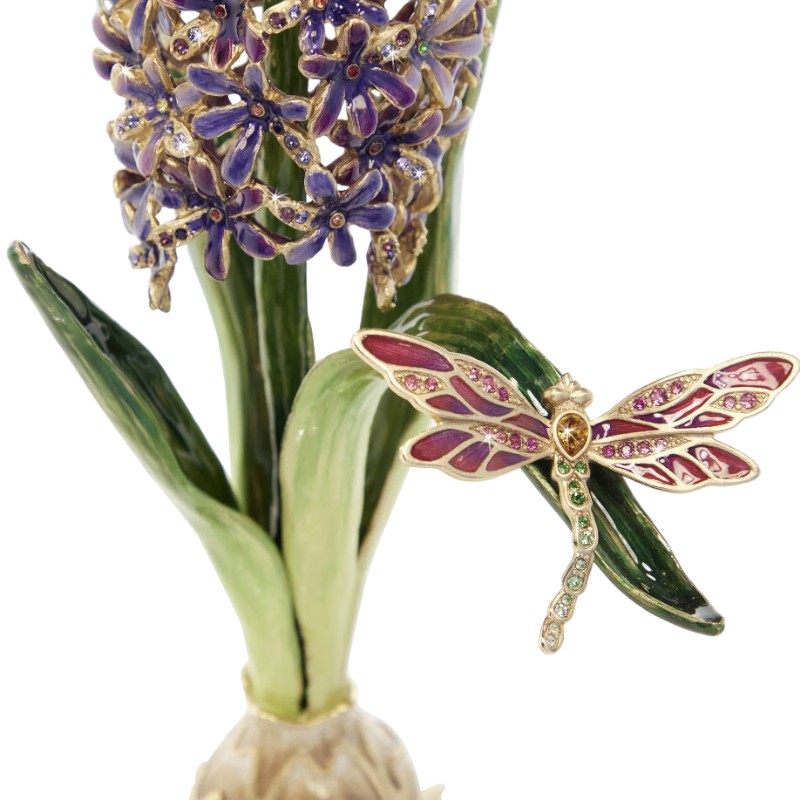 Jay Strongwater Sutton Hyacinth Flower Object