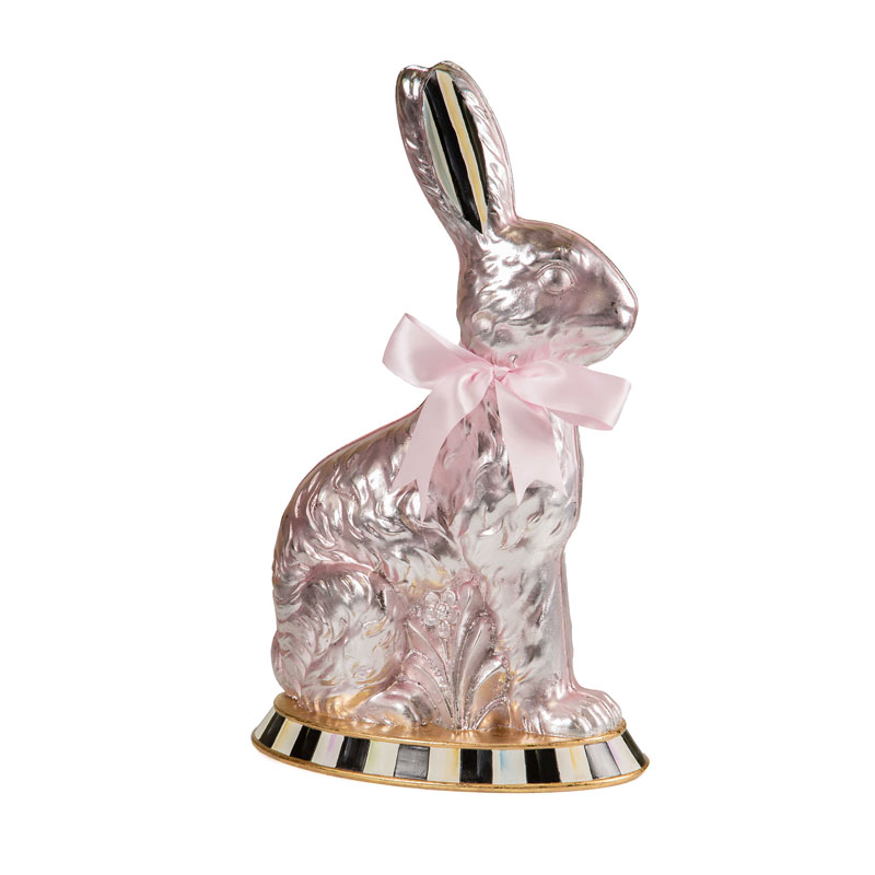 MacKenzieChilds Chocolate Foil Bunny, Large Borsheims