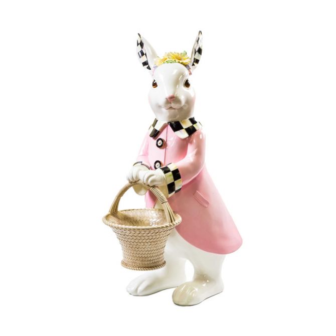 MacKenzie-Childs Bunny Hop Mrs. Bunny Figure