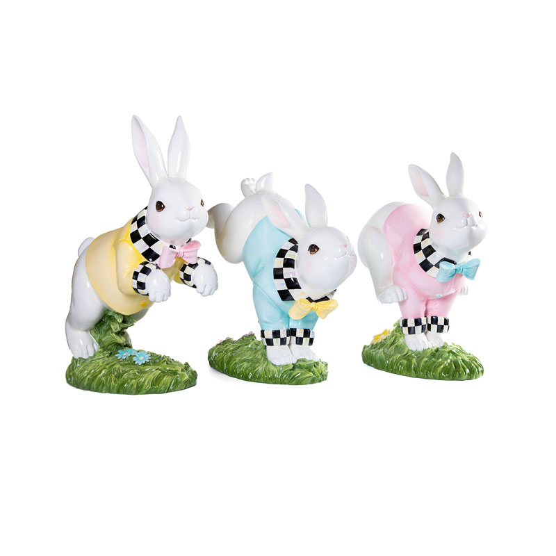 MacKenzie-Childs Bunny Hop Bunny, Blue