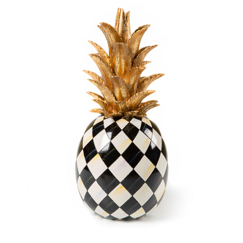 MacKenzie-Childs Marquee Pineapple Sculpture